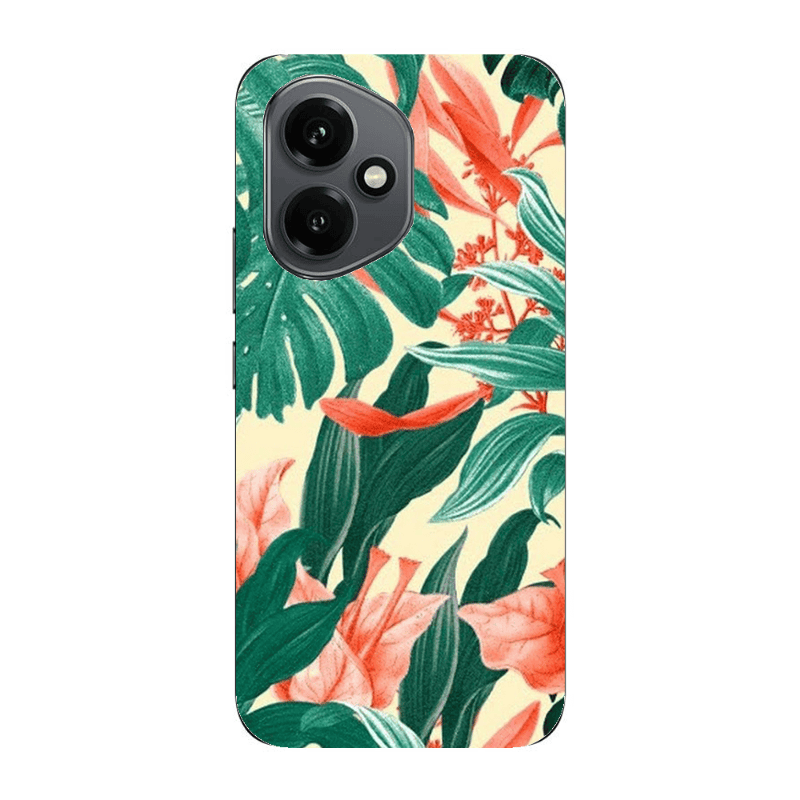Honor Magic 400 Tropic Laves Transparent Silicone TPU Θήκη